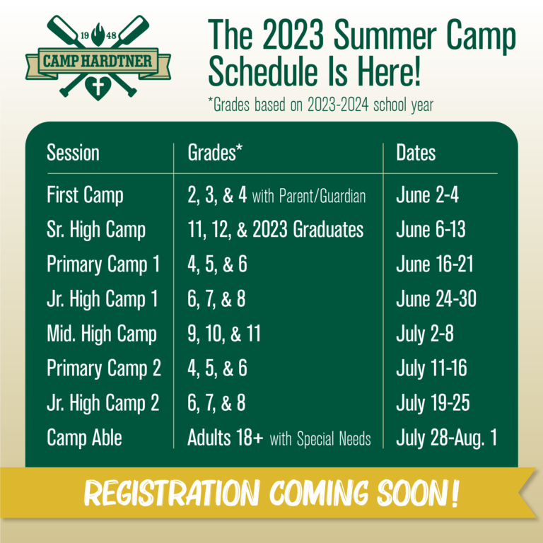 Camp Dates & Rates - Camp Hardtner